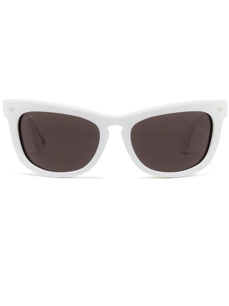 Marni Eyewear Isamu Cat-eye Sunglasses - White 