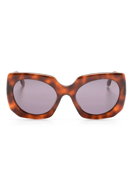  Marni Eyewear Jellyfish Lake Oversize-frame Sunglasses - Brown 