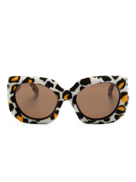  Marni Eyewear Jellyfish Lake Square-frame Sunglasses - White 