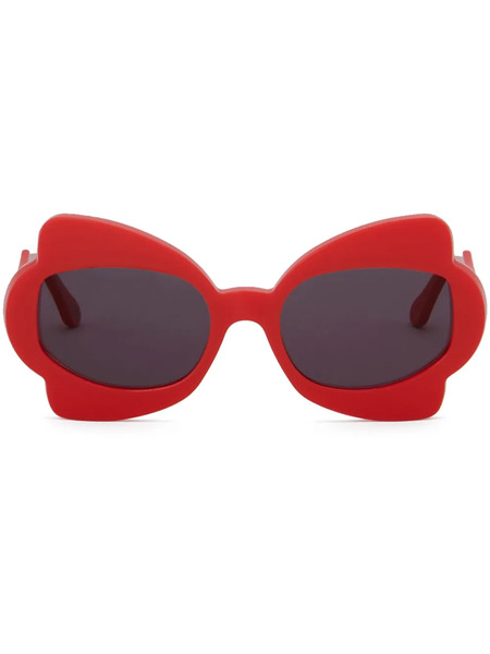  Marni Eyewear Oversized-frame Sunglasses - Red 