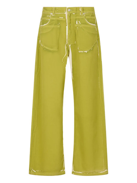  Marni Five-pocket Printed Trousers - Green 