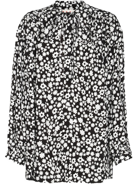  Marni Floral-print Blouse - Black 