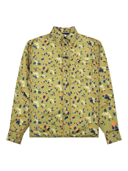  Marni Floral-print Shirt Jacket - Yellow 
