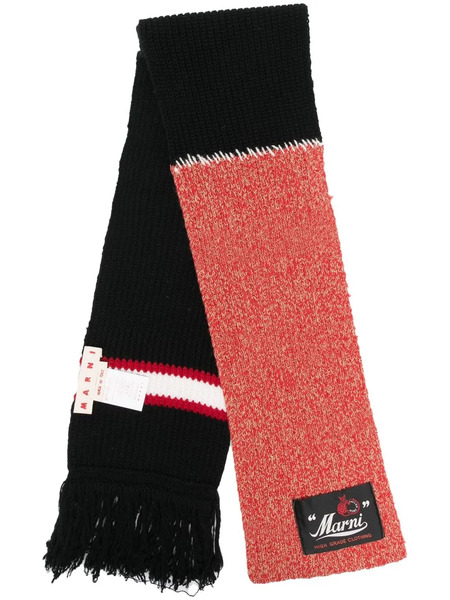  Marni Fringe-trimmed Scarf - Black 