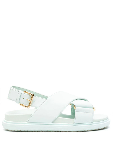  Marni Fussbett Slingback Sandals - Blue 