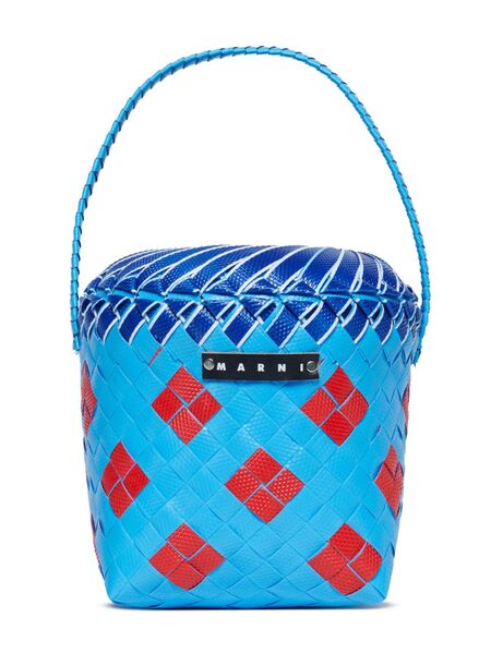  Marni Kids Beach Party Bag - Blue 