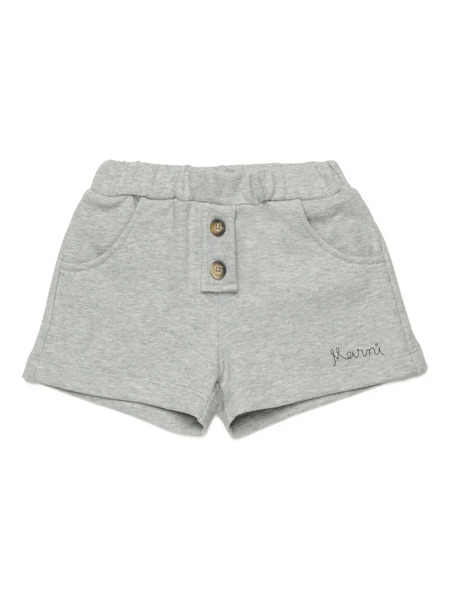  Marni Kids Button-detail Shorts - Grey 