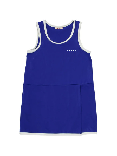  Marni Kids Contrast-trim Swimsuit - Blue 