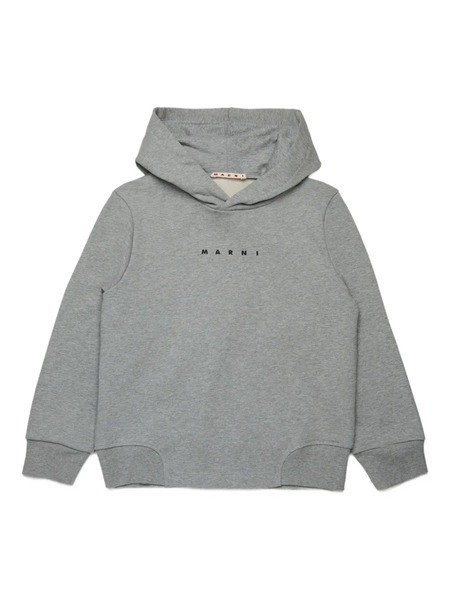  Marni Kids Cotton Hoodie - Grey 