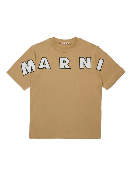  Marni Kids Cotton T-shirt - Neutrals 