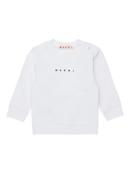  Marni Kids Crew-neck Sweatshirt - White 