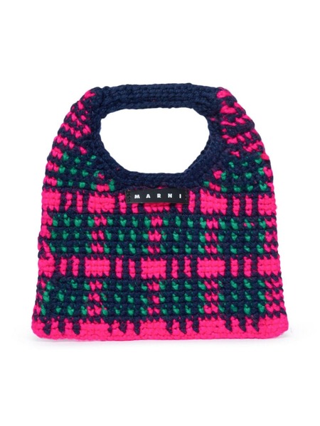  Marni Kids Crochet-knit Shoulder Bag - Pink 