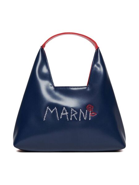  Marni Kids Diamond Shoulder Bag - Blue 