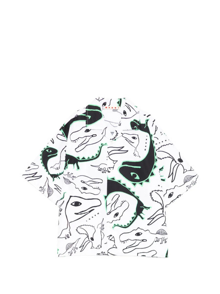  Marni Kids Dino-print Shirt - White 