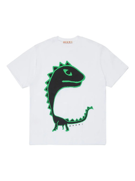  Marni Kids Dinosaur-print T-shirt - White 