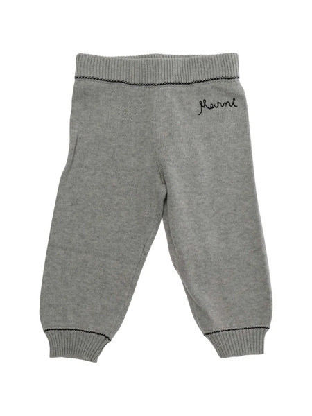  Marni Kids Embroidery Trousers - Grey 