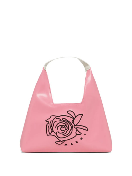  Marni Kids Floral Shoulder Bag - Pink 