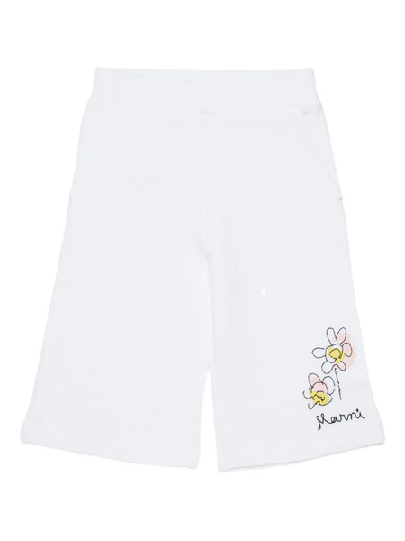  Marni Kids Floral Trousers - White 