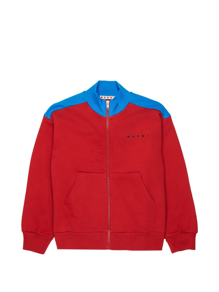  Marni Kids Full-zip Front Sweatshirt - Red 