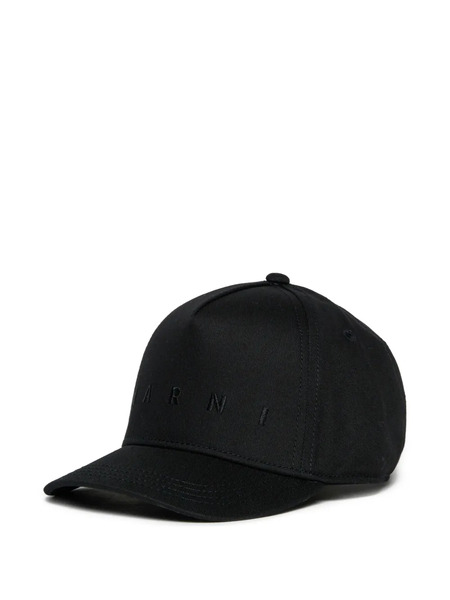  Marni Kids Logo Cap - Black 