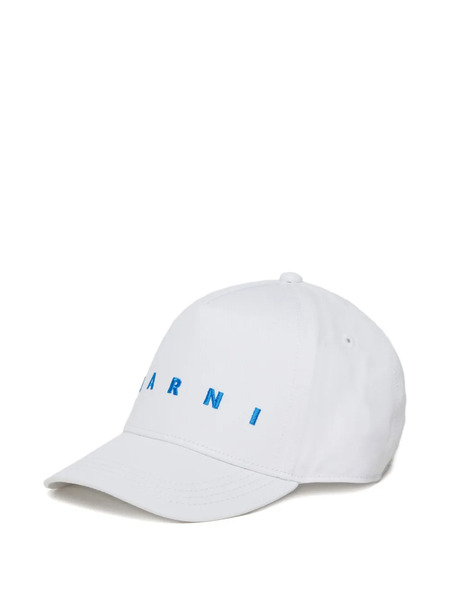  Marni Kids Logo-detail Baseball Cap - White 