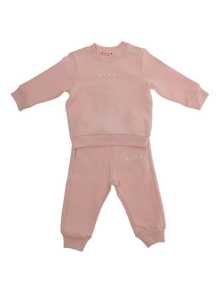  Marni Kids Logo-detail Tracksuit - Pink 