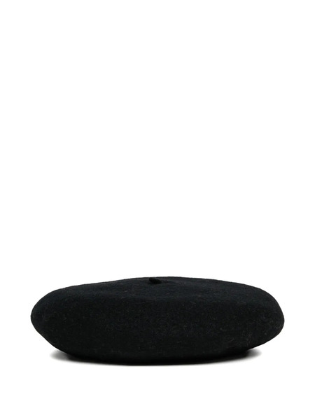  Marni Kids Logo-embroidered Beret - Black 