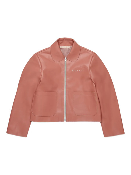  Marni Kids Logo-embroidered Jacket - Pink 