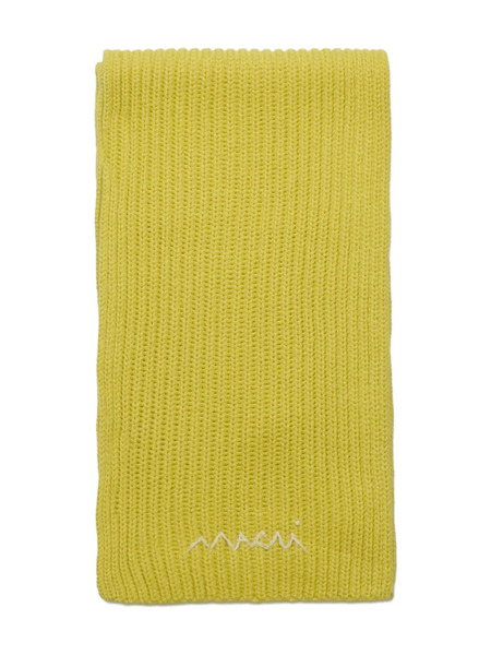  Marni Kids Logo-embroidered Scarf - Green 