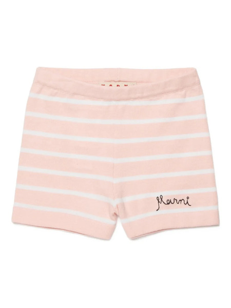  Marni Kids Logo-embroidered Shorts - Pink 