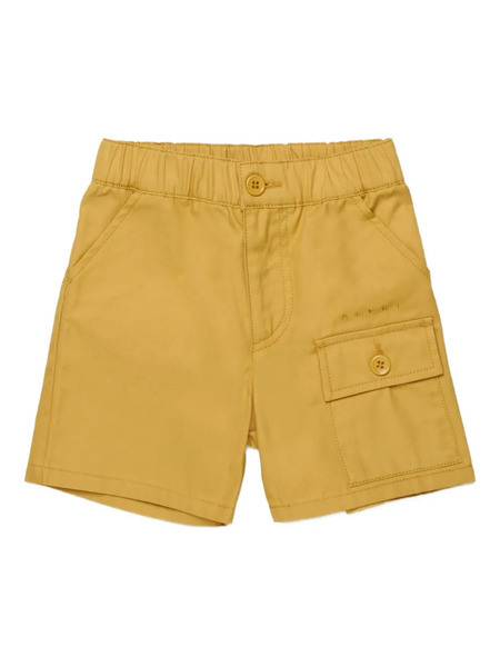  Marni Kids Logo-embroidered Shorts - Yellow 