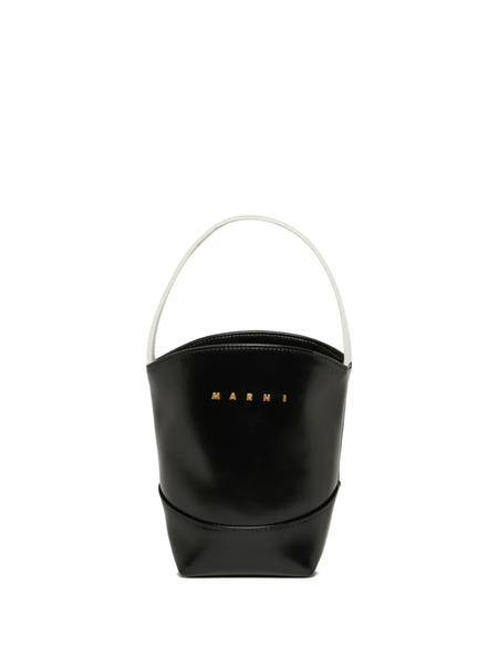  Marni Kids Logo-lettering Shoulder Bag - Black 