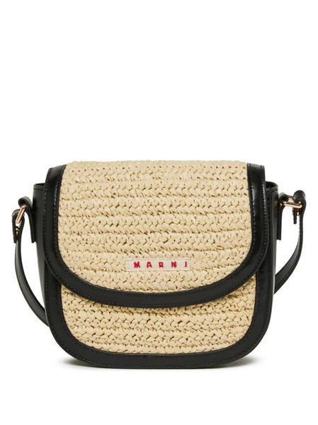  Marni Kids Logo-patch Shoulder Bag - Neutrals 