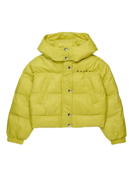  Marni Kids Logo-print Padded Jacket - Green 