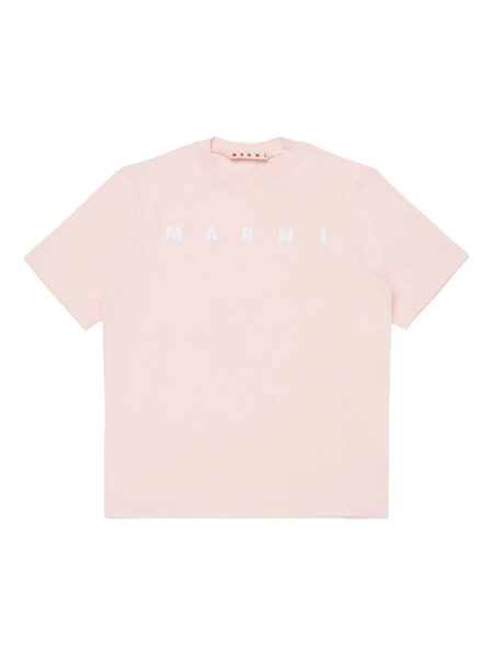  Marni Kids Logo-print Short-sleeve T-shirt - Pink 