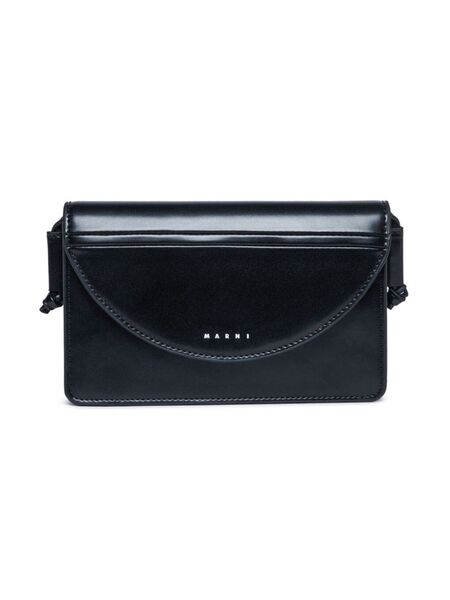  Marni Kids Logo-print Shoulder Bag - Black 