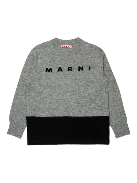  Marni Kids Logo-print T-shirt - Grey 