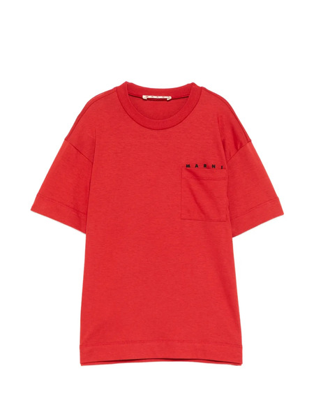  Marni Kids Logo-print T-shirt - Red 