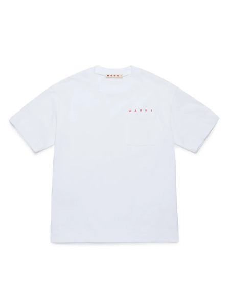  Marni Kids Logo-print T-shirt - White 