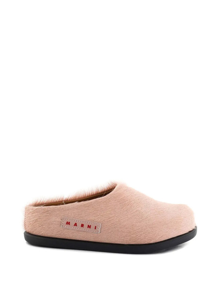  Marni Kids Logo Sandals - Pink 