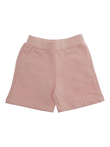  Marni Kids Logo Shorts - Pink 