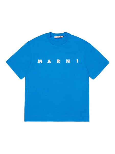  Marni Kids Logo T-shirt - Blue 
