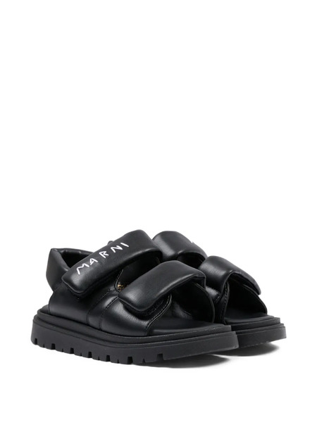  Marni Kids Padded-strap Sandals - Black 