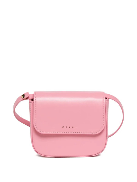  Marni Kids Punk Adjustable-strap Logo Shoulder Bag - Pink 