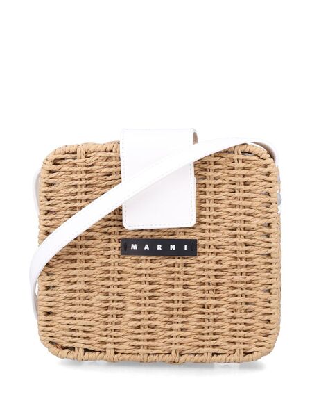  Marni Kids Raffia Bag - Brown 