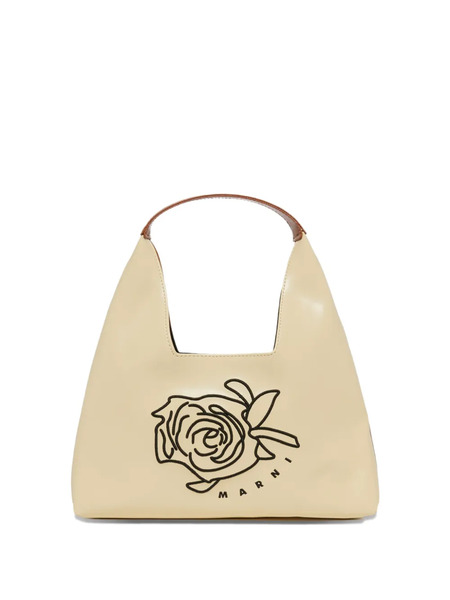  Marni Kids Rose Diamond Shoulder Bag - Neutrals 