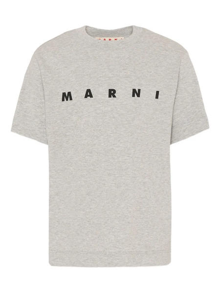  Marni Kids Short-sleeve Logo T-shirt - Grey 