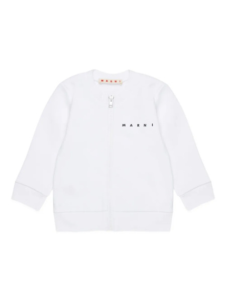  Marni Kids Zip-up Sweatshirt - White 