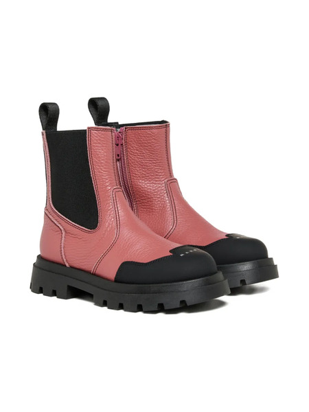  Marni Kids Zipped Ankle Boots - Pink 