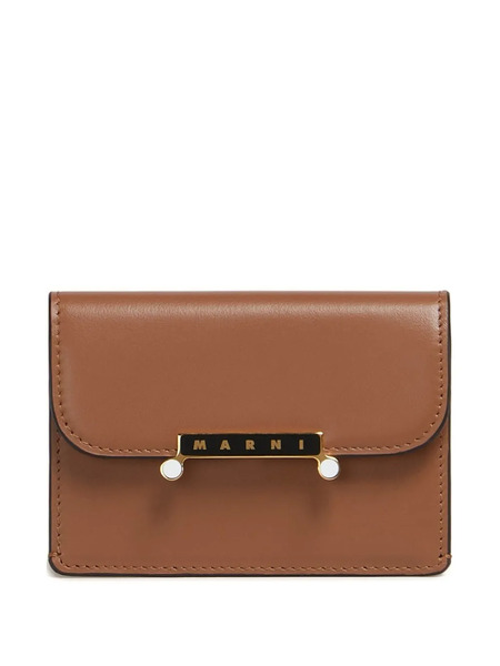  Marni Leather Cardholder - Brown 